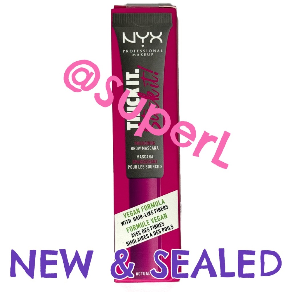 3/$15 NEW NYX Thick It Stick It Brow Mascara Taupe